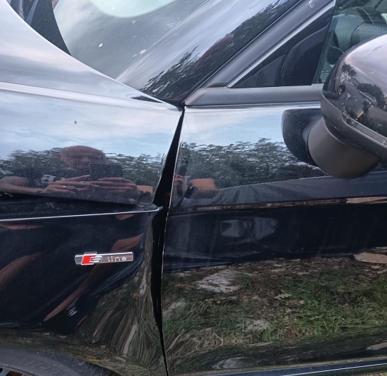 Audi A1, karambol