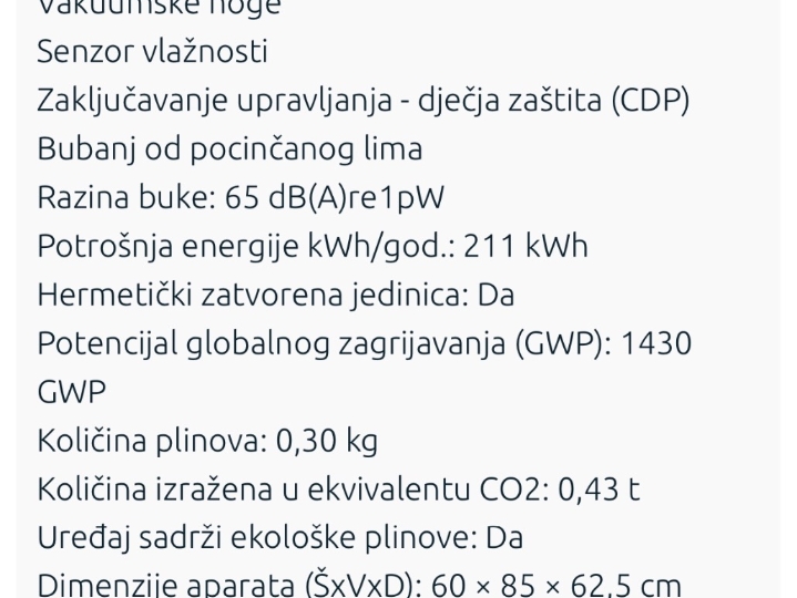 Gorenje Twin Air sušilica