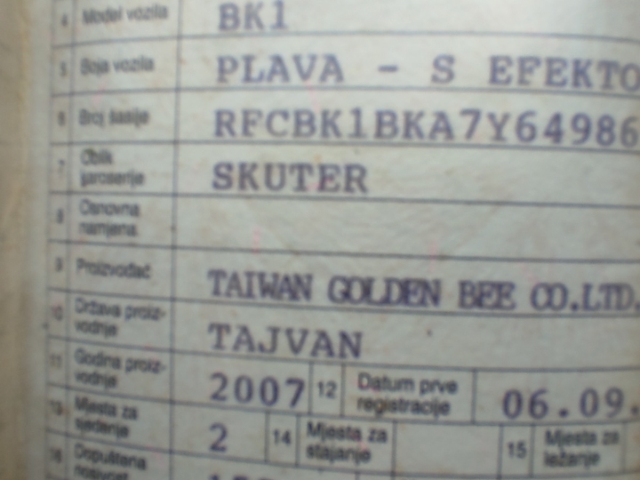 Skuter TGB Laser