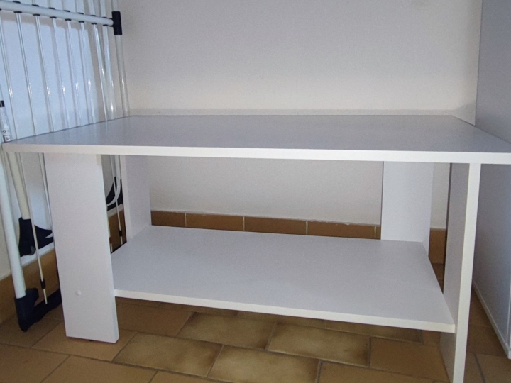 Klub stolić, bijeli, 90x50x44