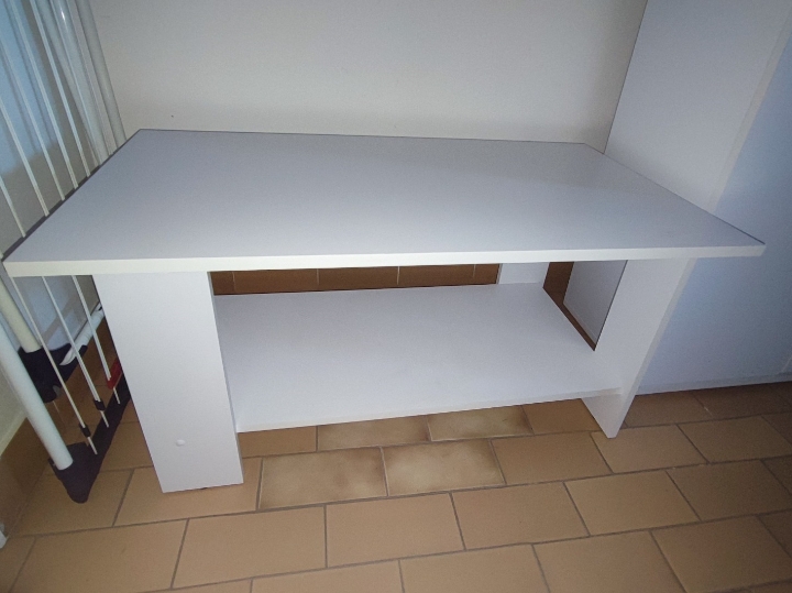 Klub stolić, bijeli, 90x50x44