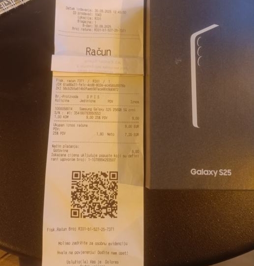 Samsung Galaxy S25 – 12/256 GB