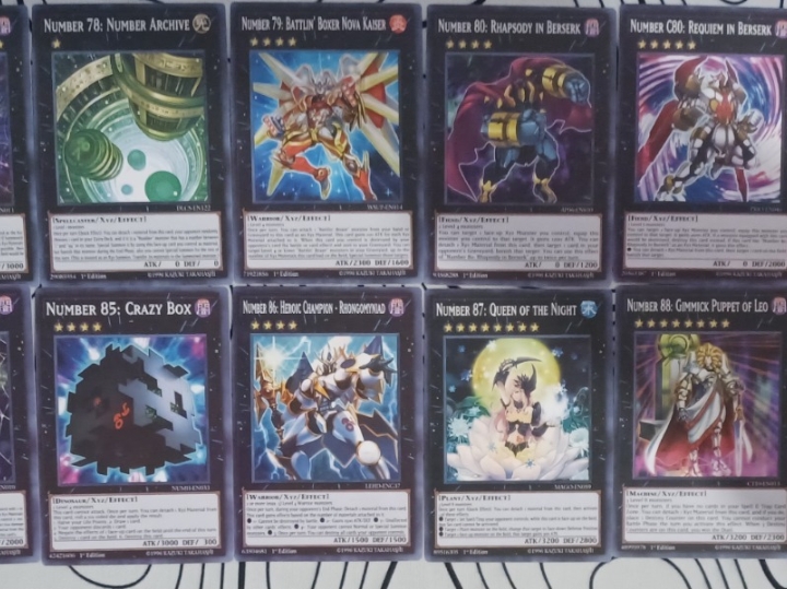 Yu-Gi-Oh Zexal set svi brojevi