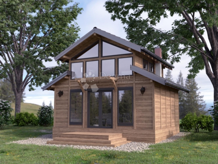 Moderna drvena kuća Nest