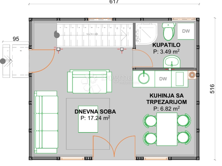 Moderna drvena kuća Nest