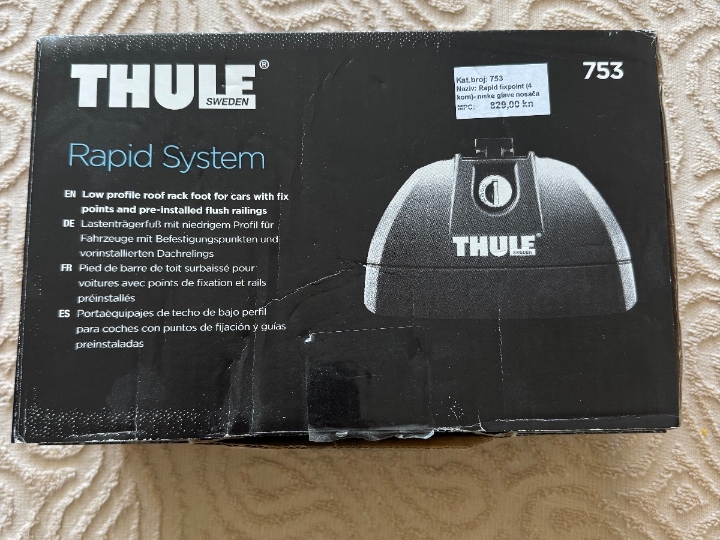 Krovni nosač-Thule Rapid System 753