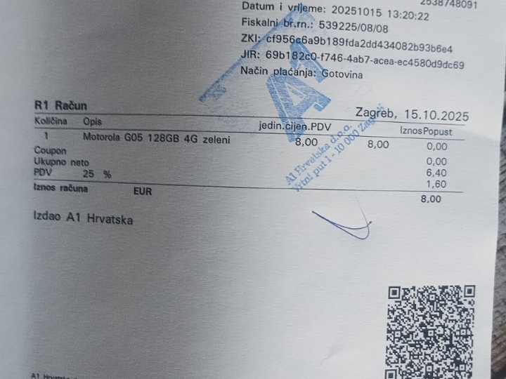 Motorola G05 nova s garancijom