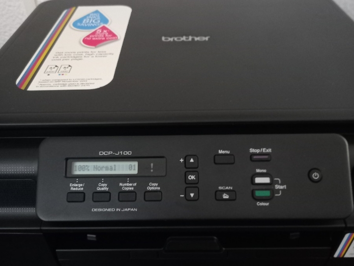 Brother DCP - J100 printer + skener