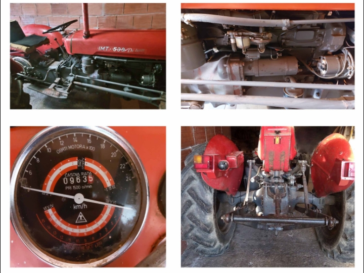 Traktor IMT539 DeLuxe 960 sati