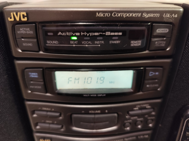 JVC mikro audio linija