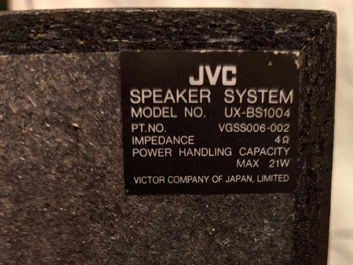 JVC mikro audio linija