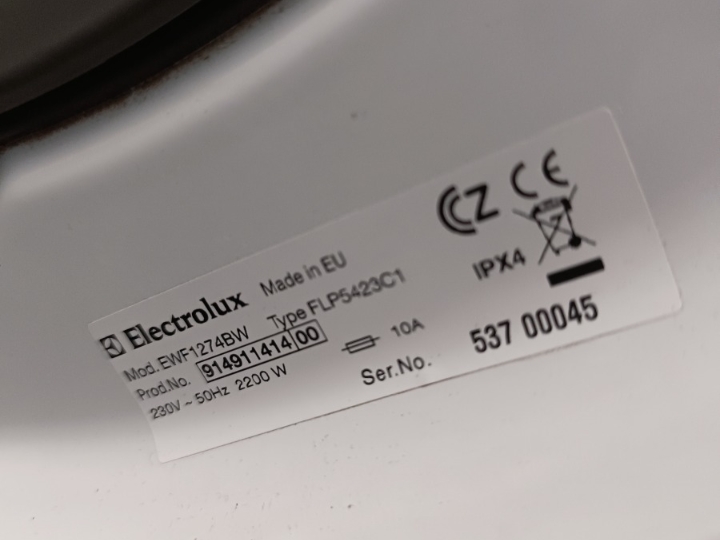 Electrolux ewf1274bw