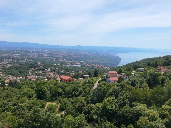 Matulji-Rukavac, građevinsko zemljište s pogledom na more