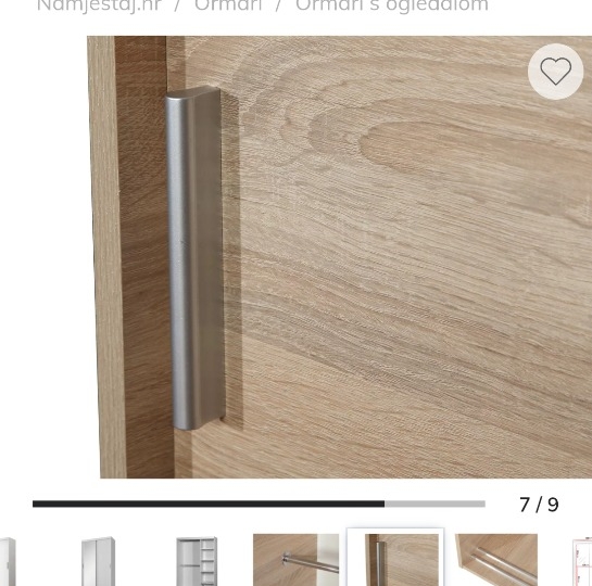 Ormar dvokrilni klizni