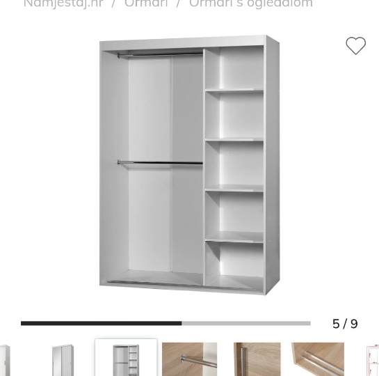 Ormar dvokrilni klizni