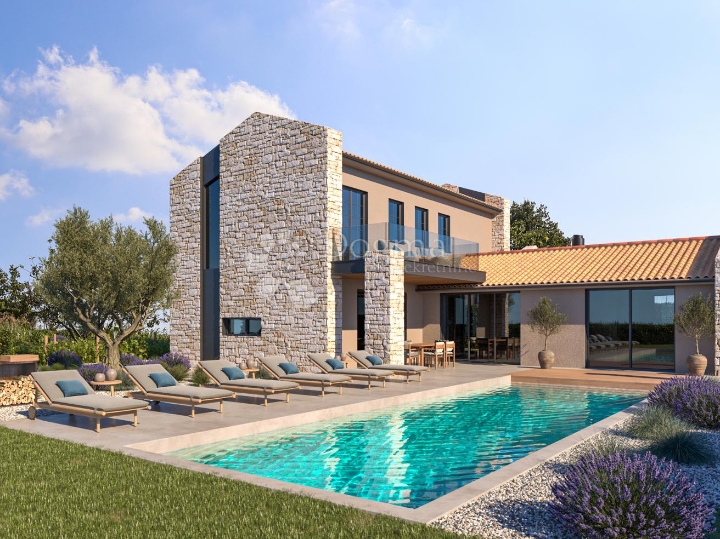 Rovinj okolica - prekrasno građevinsko zemljište s dozvolom!