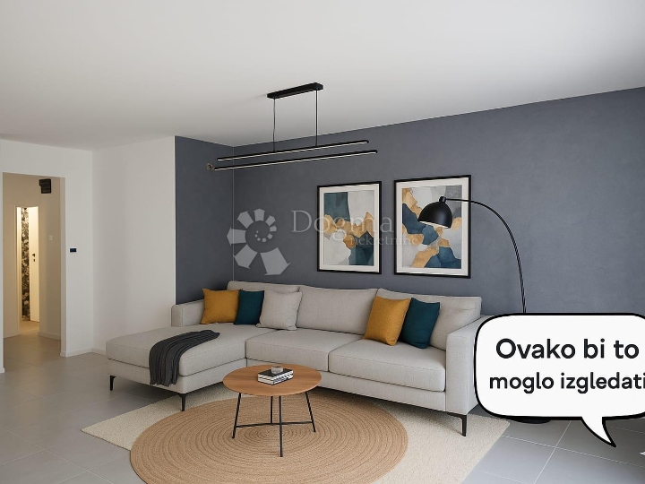 Dvosobni stan s mogućnošću uređenja – Mikulići