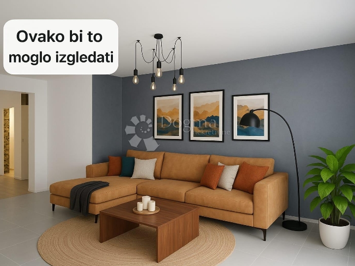 Dvosobni stan s mogućnošću uređenja – Mikulići