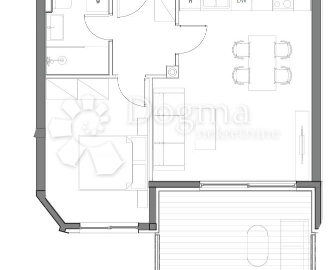 Umag, 1S+DB, garaža u cijeni