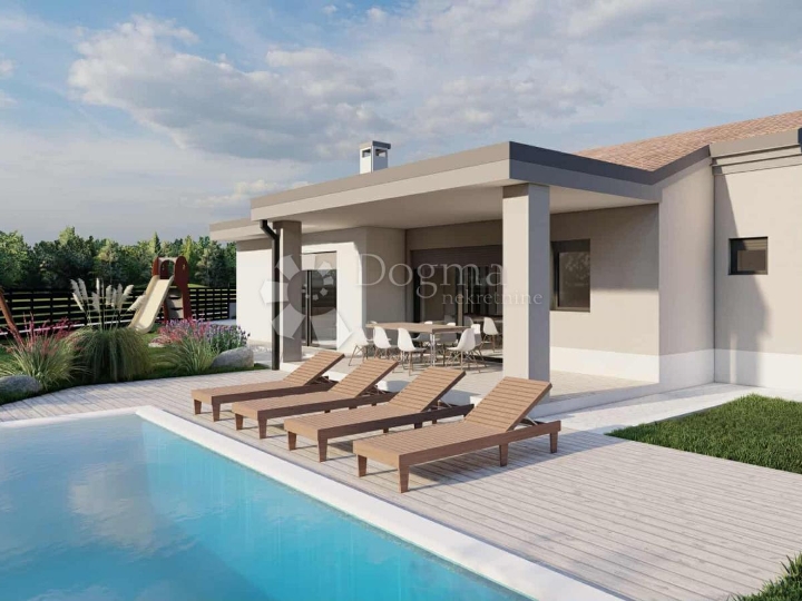 Zemljište s građevinskom dozvolom na mirnoj lokaciji