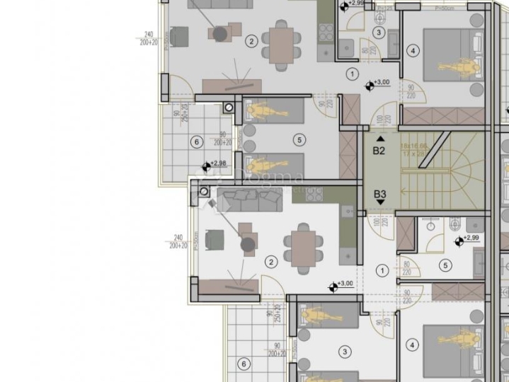 Novogradnja Valdebek - Stan B3