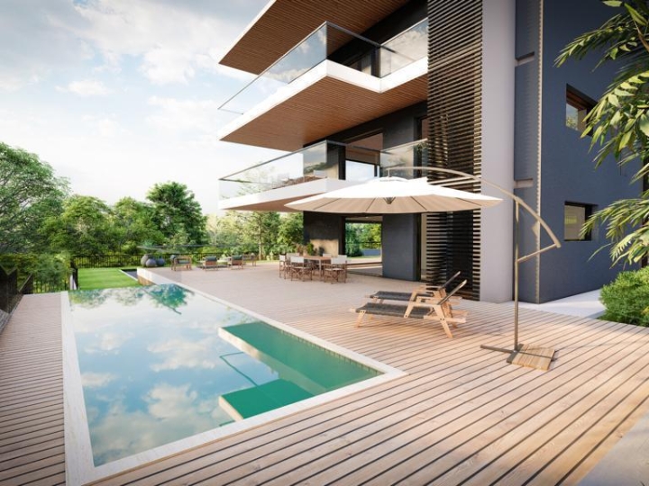 Rijeka-Bivio Luksuzna novogradnja s 5 stambenih jedinica