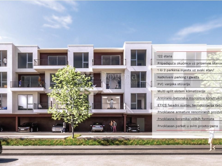 Stan + parking + ostava, lift