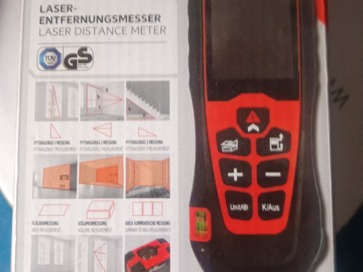 Mini printer i laserski daljinomjer