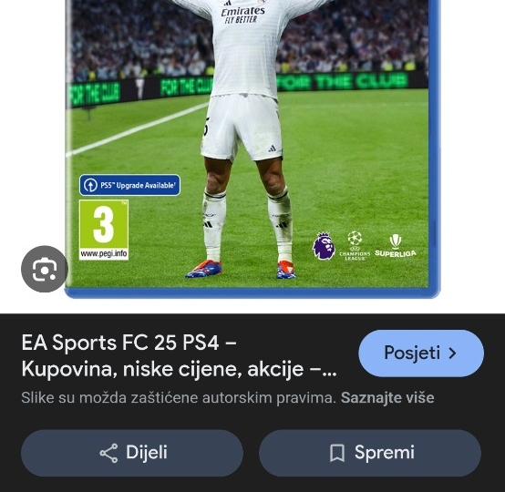 FC 25 igra za PS4