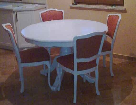 Stol i 6 stolica za blagovaonicu, puno drvo