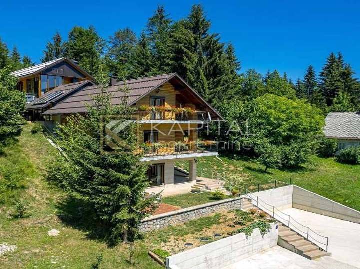 Gorski kotar, Tršće - luksuzna villa s bazenom