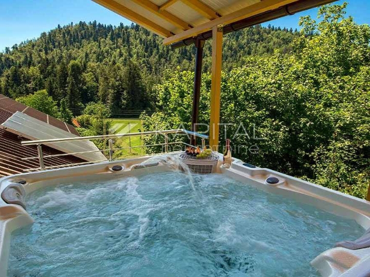 Gorski kotar, Tršće - luksuzna villa s bazenom