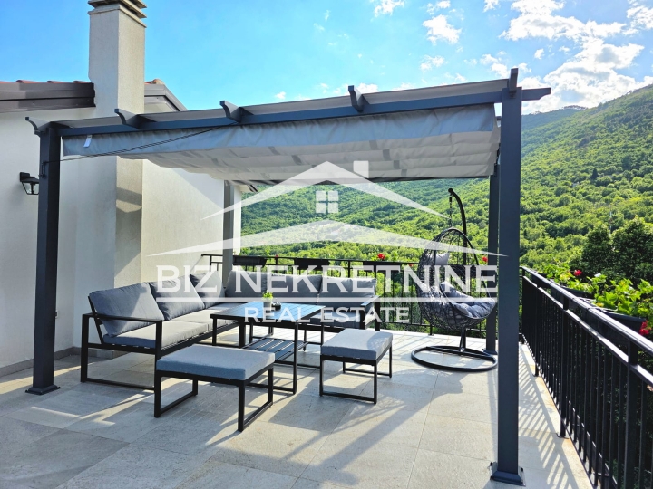 Brseč-Golovik, uhodana kuća za najam 132m2