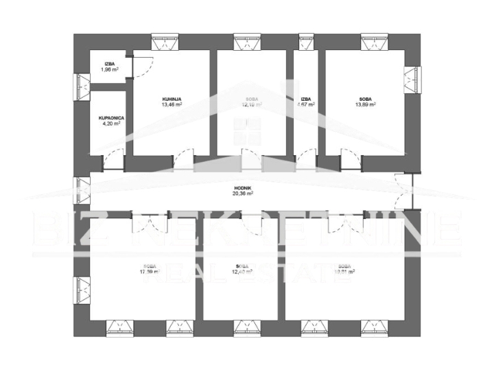 Bakar - Prilika - 5S stan za kompletnu adaptaciju