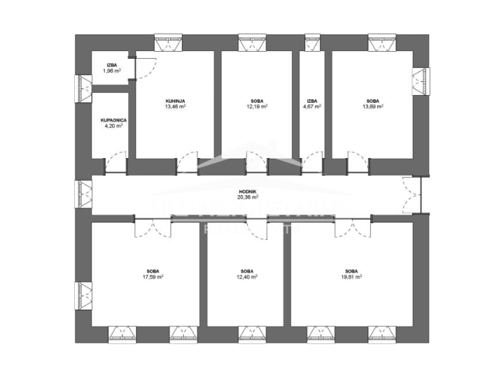 Bakar - Prilika - 5S stan za kompletnu adaptaciju