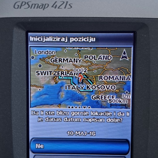 Garmin 421 s + nosač sonde