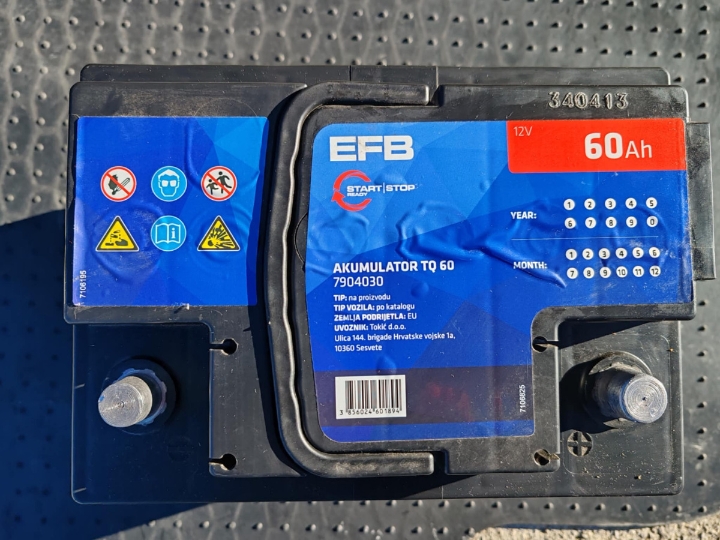 Akumulator 12V 60Ah EFB start stop