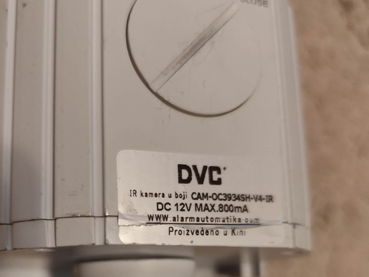 Kamera za videonadzor u boji DVC