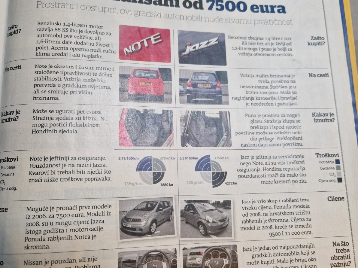 Nissan Note, HR auto, 2013.g., odličan