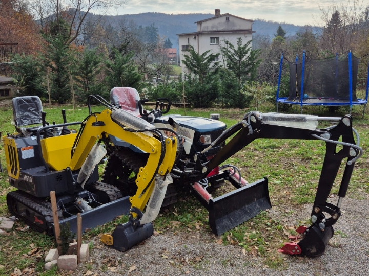 Najam mini bagera i traktora