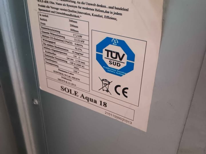 Peć pelet Sole aqua