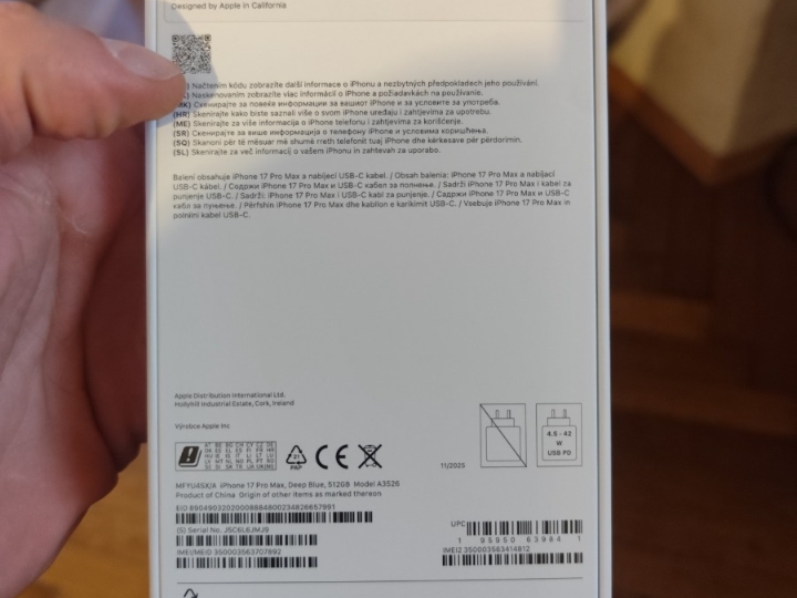 Iphone 17 pro max 512