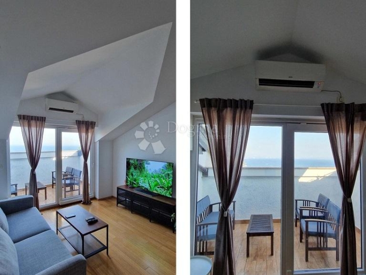 Stan s pogledom na more iznad Opatije, Pobri, 77m2