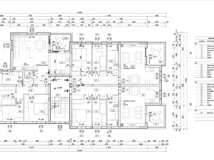 Viškovo, Marinići, stan 2S+DB, novogradnja