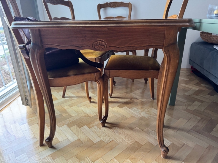 Vintage stol i 6 stolica