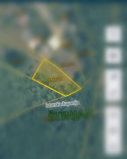 Štinjan, građevinsko zemljište