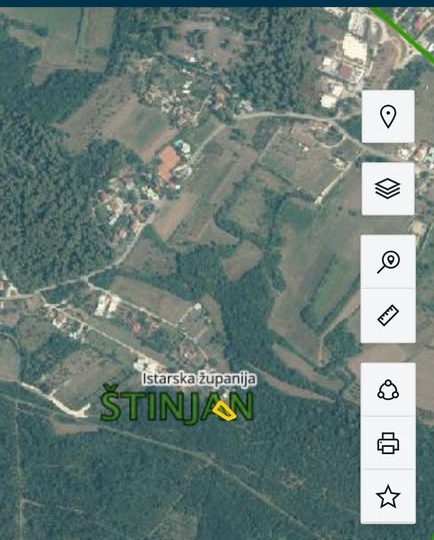 Štinjan, građevinsko zemljište