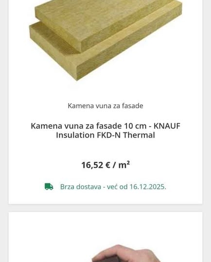 Kamena vuna 20 m2