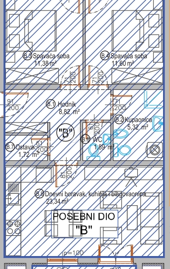 Luksuzan dvosoban stan u prizemlju s terasom - Poreč okolica