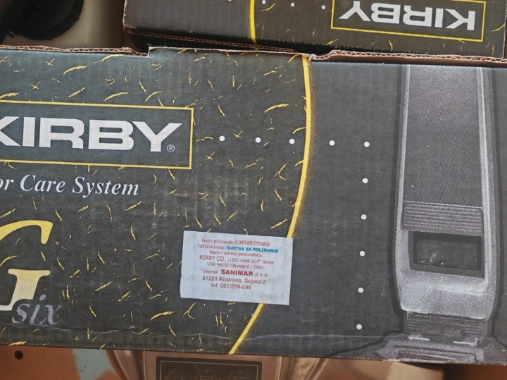 Kirby G usisavač (2001) – komplet